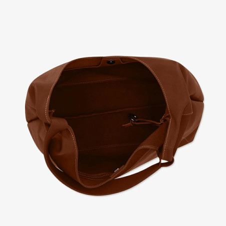 Ateliers Fourès Amazone Large Shoulder Bag A701 Fawn