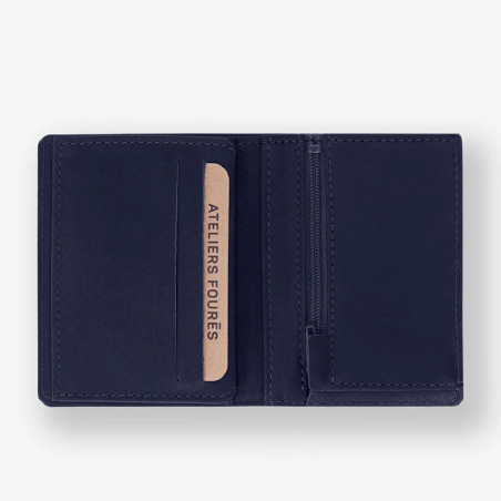 Ateliers Fourès Baroudeur Mini Wallet Pegasus F922 Marine