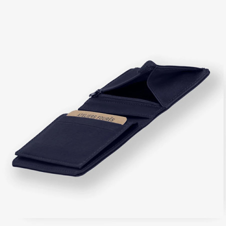 Ateliers Fourès Baroudeur Mini Wallet Pegasus F922 Marine