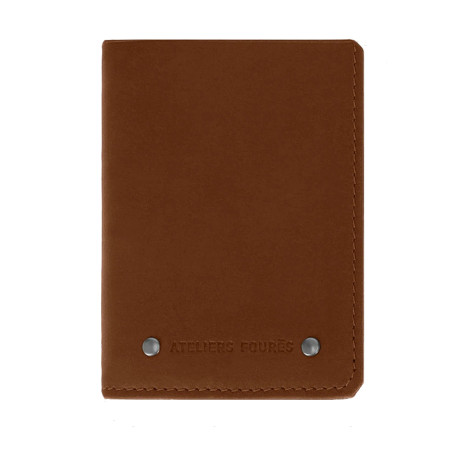 Fourès Workshops Baroudeur Mini Wallet Pegasus F922 Tawny