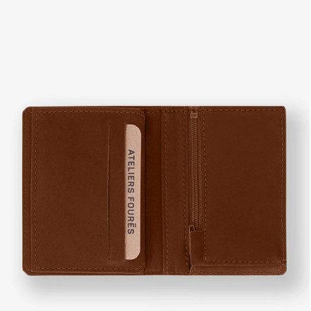 Fourès Workshops Baroudeur Mini Wallet Pegasus F922 Tawny