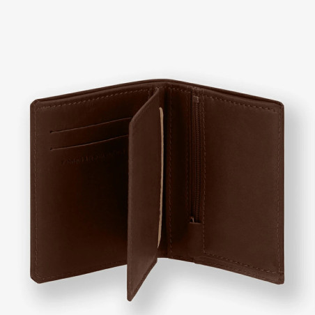 Fourès Workshops Baroudeur Mini Wallet Pegasus F922 Cognac