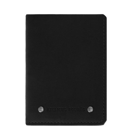Ateliers Fourès Baroudeur Mini Wallet Pegasus F922 Mini Black