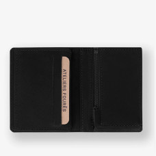 Ateliers Fourès Baroudeur Mini Wallet Pegasus F922 Mini Black