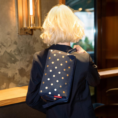 Reisenthel Cosmetic Travelcosmetic Cosmetic Bag Metallic Dots Blue