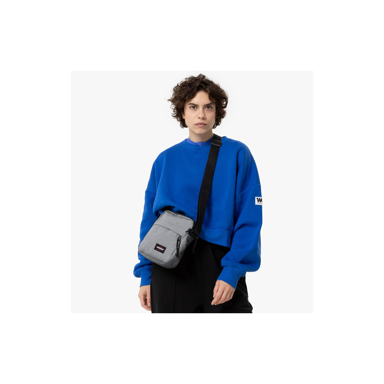 Eastpak The Bigger One Shoulder Bag Sunday Grey