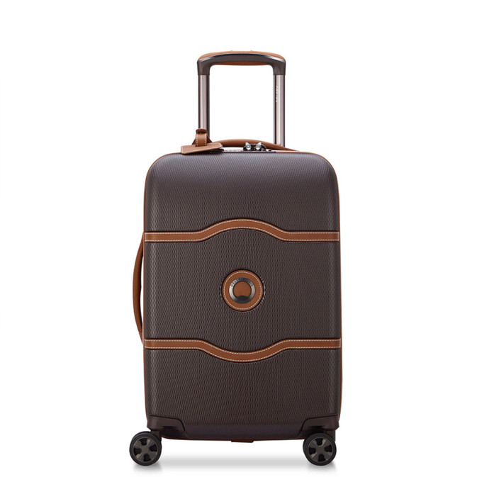 Delsey Chatelet Air 2.0 Carry-On Suitcase 4 Double Wheels 55 cm Brown