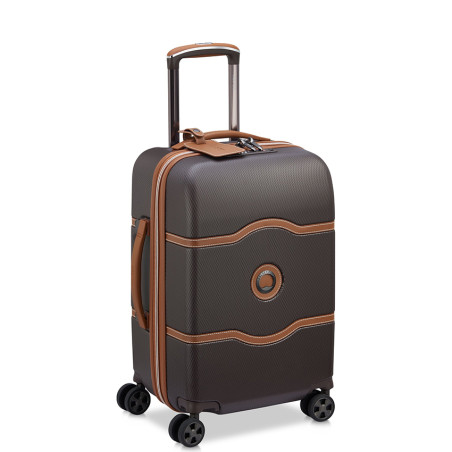 Delsey Chatelet Air 2.0 Carry-On Suitcase 4 Double Wheels 55 cm Brown