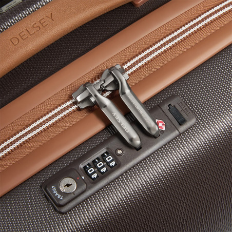 Delsey Chatelet Air 2.0 Carry-On Suitcase 4 Double Wheels 55 cm Brown