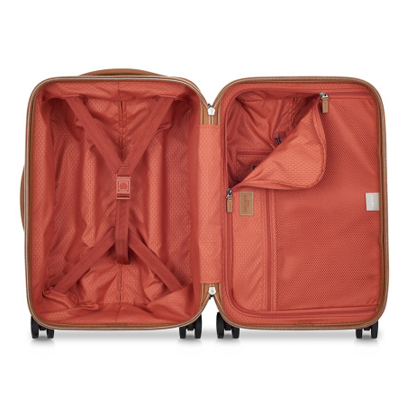 Delsey Chatelet Air 2.0 Carry-On Suitcase 4 Double Wheels 55 cm Brown