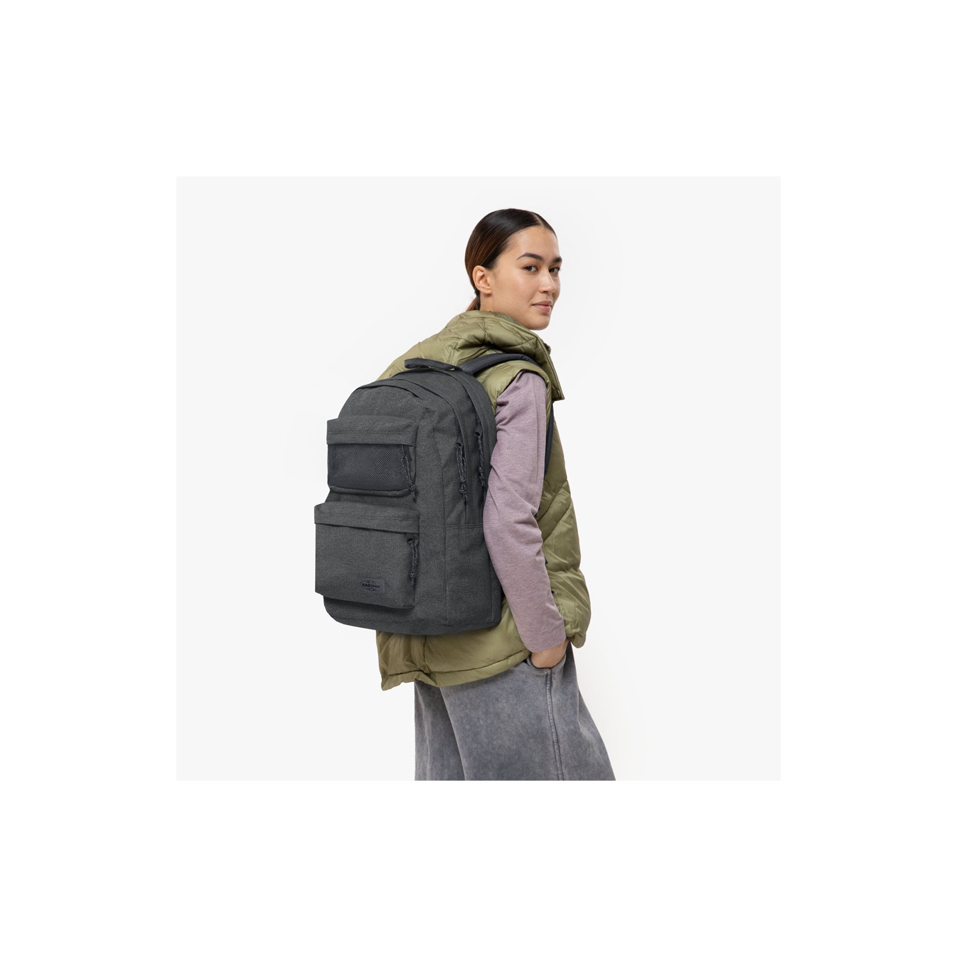 Eastpak Double Office Backpack PC 17" Black Denim
