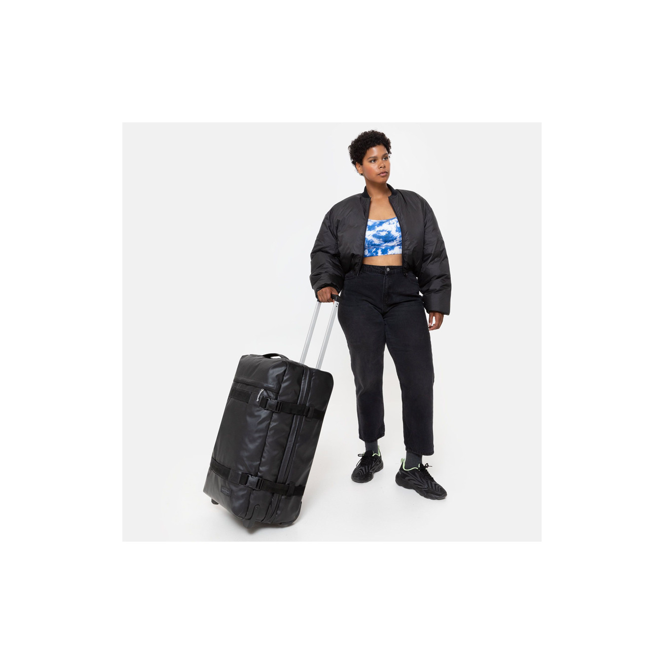 Eastpak Transit'r M Tarp Wheeled Bag 013 Tarp Black