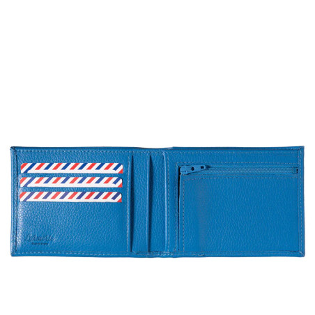 Larmorie Arthur Grainé Wallet Sky Blue