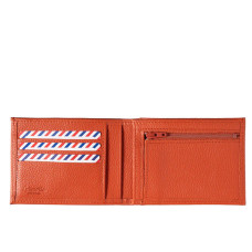 Larmorie Arthur Grained Coral Bohemian Wallet