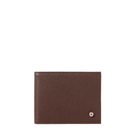 Larmorie Arthur Grained Wallet Earth Browned