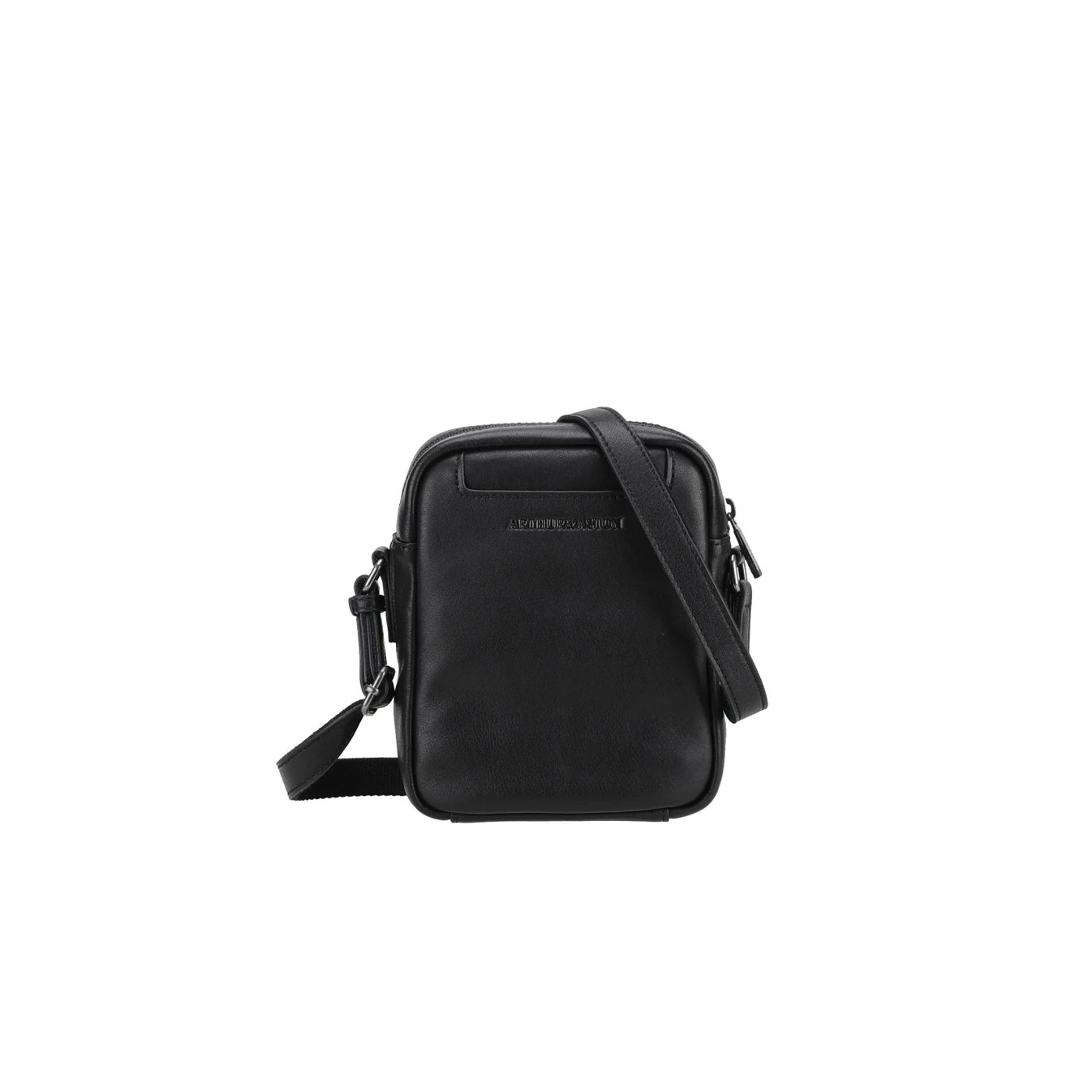 Arthur & Aston Léon Small Crossbody Leather Men's Bag 2428-07 Black