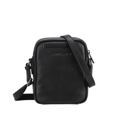 Arthur & Aston Léon Small Crossbody Leather Men's Bag 2428-07 Black