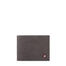 Larmorie Arthur Nubuck Cloud Grey Wallet