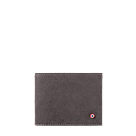 Larmorie Arthur Nubuck Cloud Grey Wallet