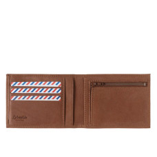 Larmorie Arthur Nubuck Wallet Earth Brown