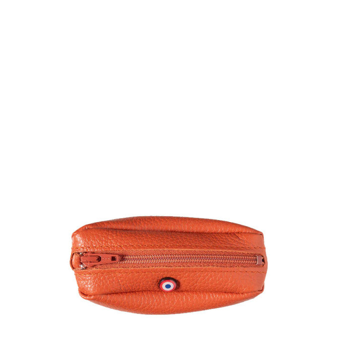 Larmorie Charles Grainé Coral Bohemian Coin Purse