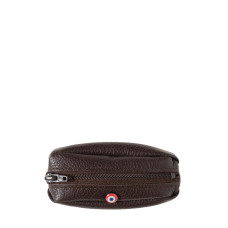 Larmorie Charles Grainé Coin Purse Earth Brown