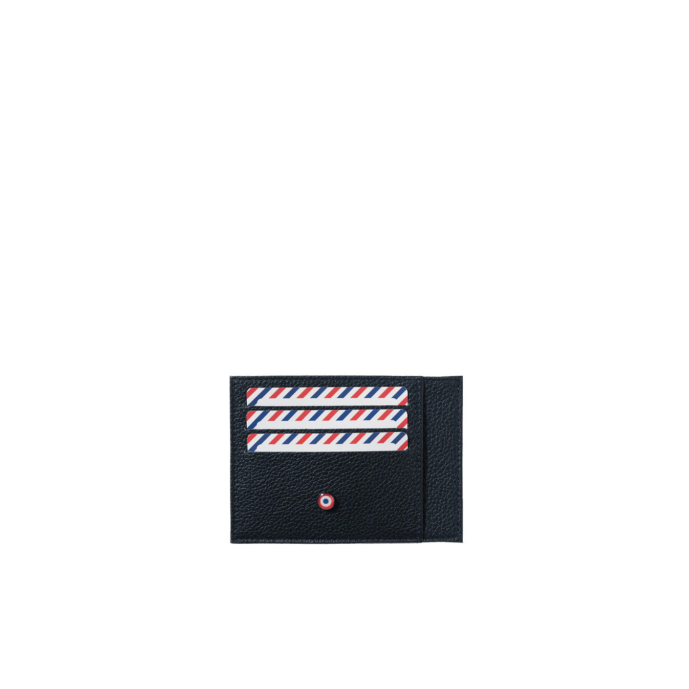 Larmorie Paul Grained Card Holder Blue Moon