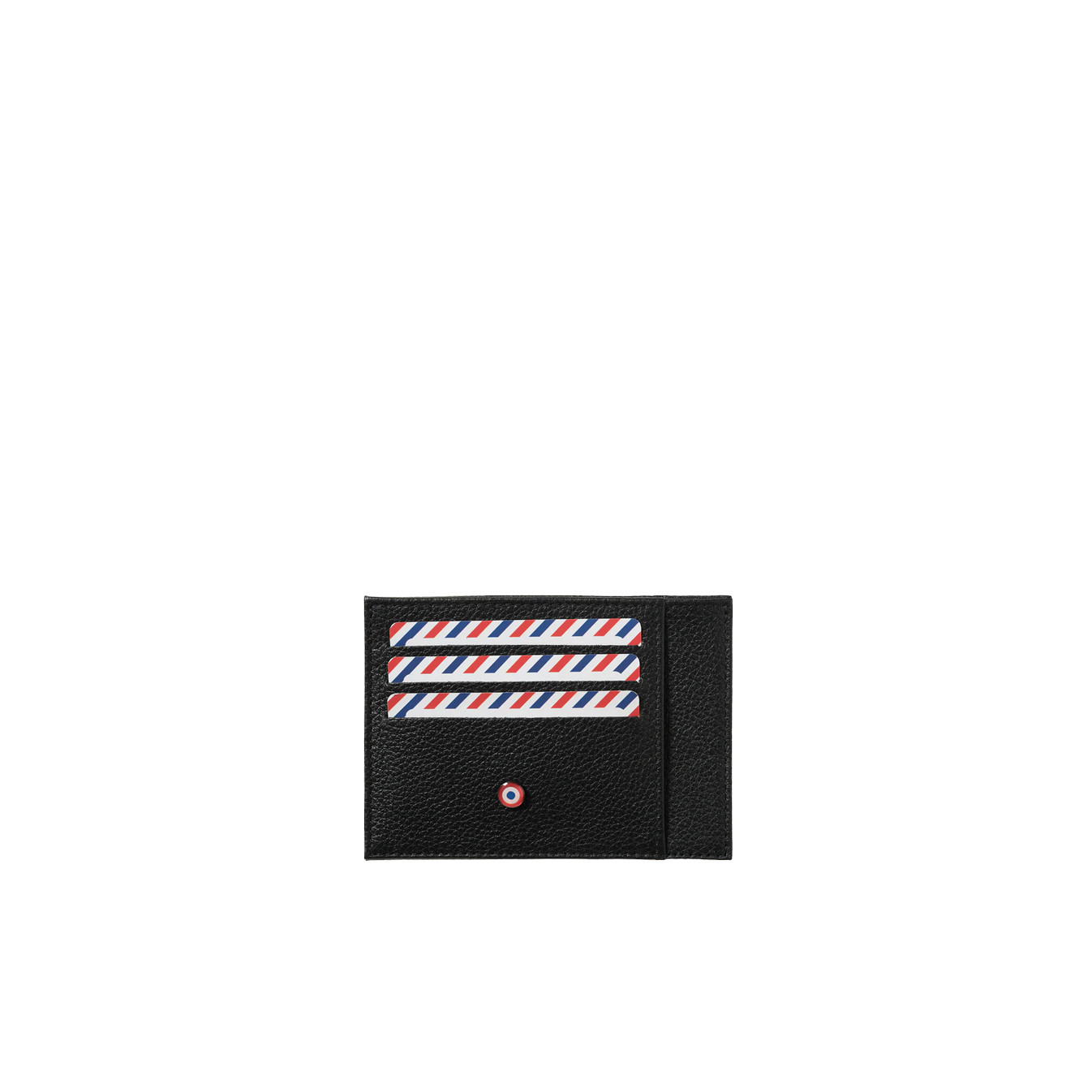 Larmorie Paul Grained Card Holder Black It's Black