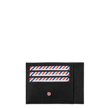 Larmorie Paul Grained Card Holder Black It's Black