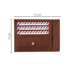 Larmorie Paul Grained Card Holder Earth Toned