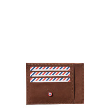 Larmorie Paul Nubuck Card Holder Tanned Earth