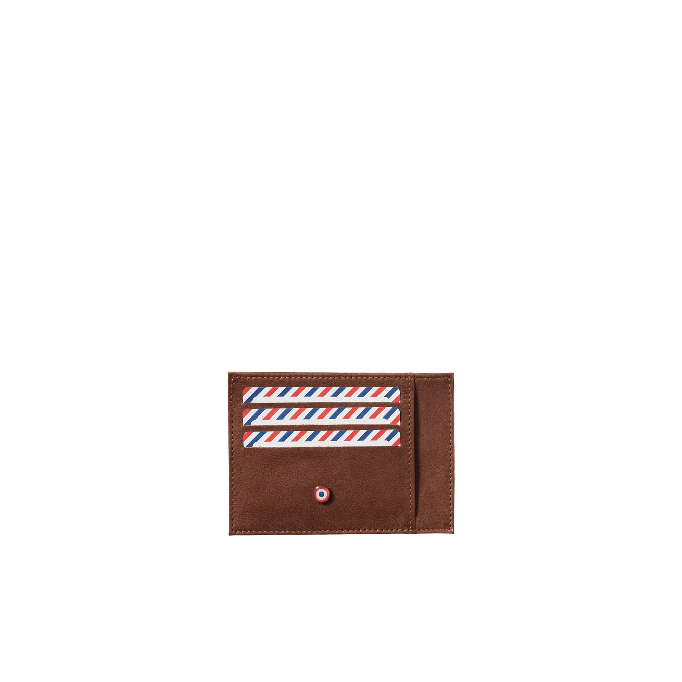 Larmorie Paul Nubuck Card Holder Tanned Earth