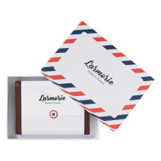 Larmorie Victor Grained Junior Wallet It's Black