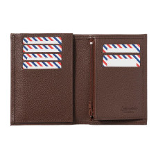 Larmorie Victor Grainé Junior Wallet Earth Brown