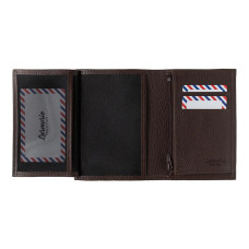 Larmorie Victor Grainé Junior Wallet Earth Brown