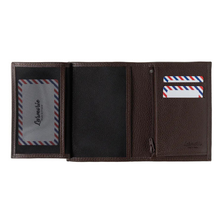 Larmorie Victor Grainé Junior Wallet Earth Brown