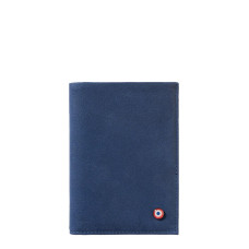Larmorie Victor Nubuck Junior Wallet Mer Indigo