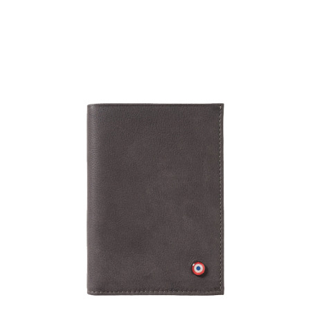 Larmorie Victor Nubuck Junior Wallet Cloud Grey