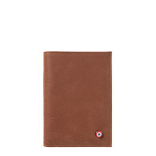 Larmorie Victor Nubuck Junior Wallet Earth Brown