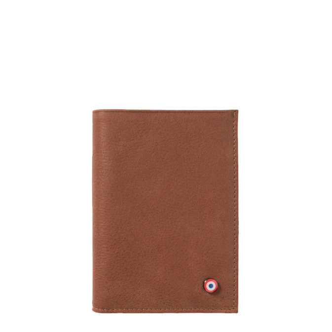 Larmorie Victor Nubuck Junior Wallet Earth Brown