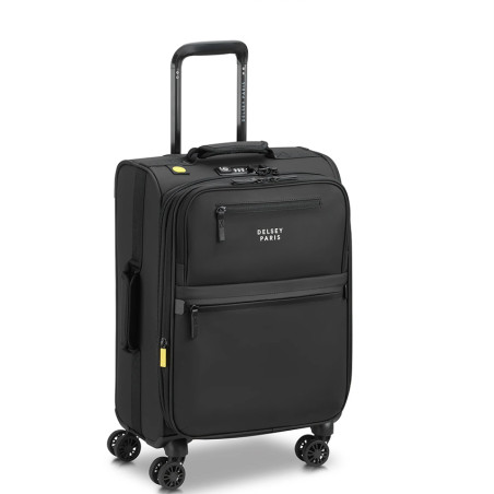 Delsey Maubert Valise Cabine Slim Trolley 4 Roues TSA 55cm Noir cote