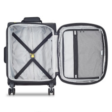 Delsey Maubert Slim Cabin Trolley 4 Wheels TSA 55cm Black