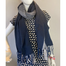 Atoll Palm Warm Scarf Black