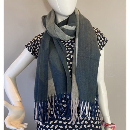 Atoll Palm Warm Scarf Dark Green