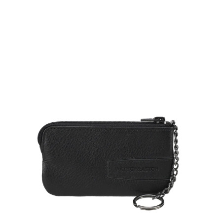 Arthur & Aston Leon Black Leather Wallet