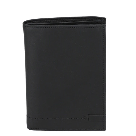Arthur & Aston Néro Portefeuille Cuir Noir