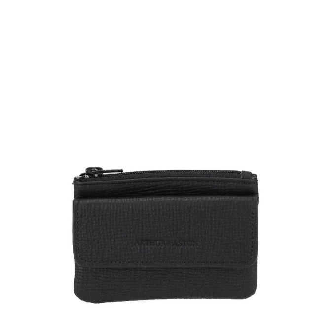 Arthur & Aston Lewis Leather Wallet Black