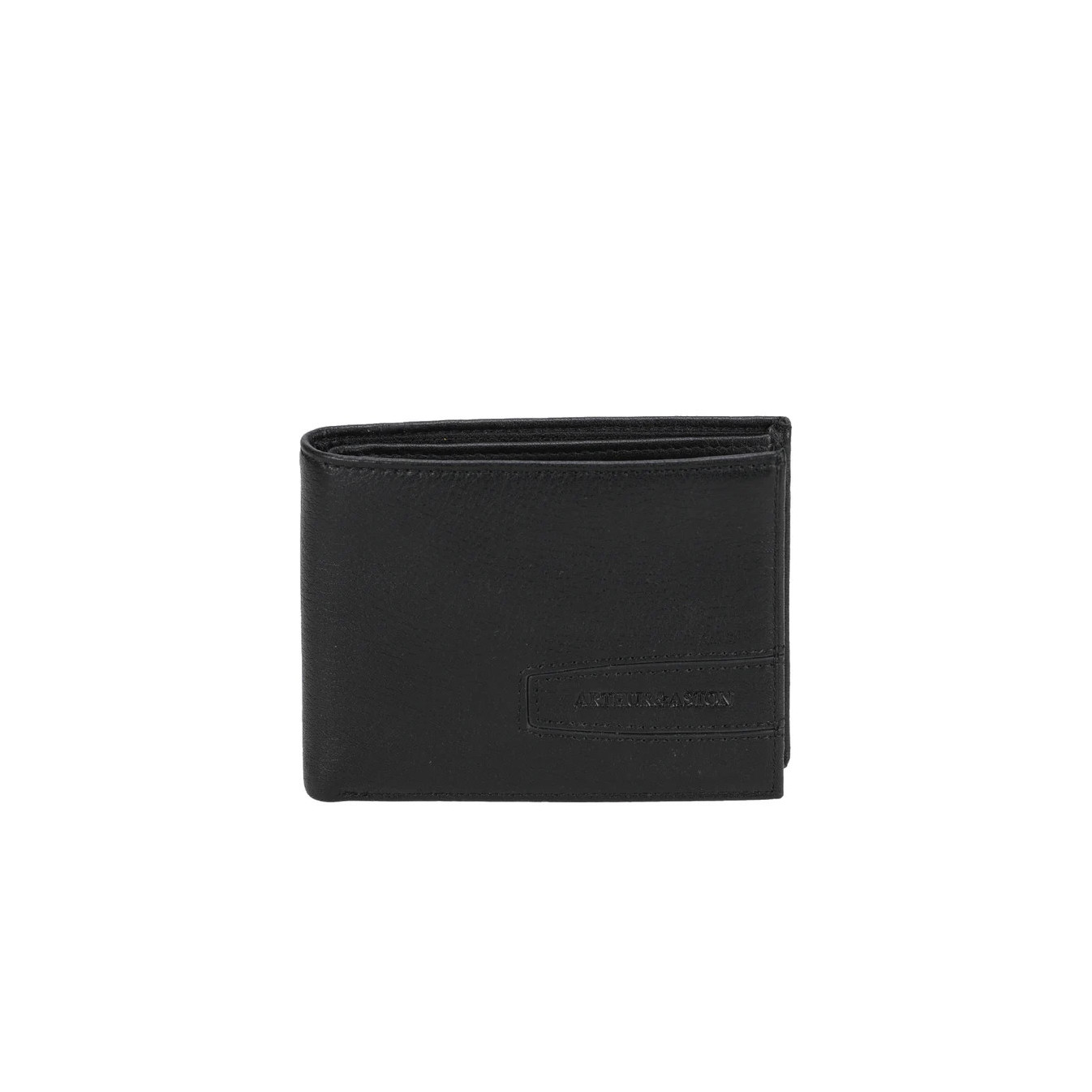 Arthur & Aston Lewis Italian Leather Wallet Black