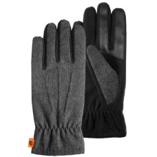 Isotoner Men's Bi-Material Touch Lined Gloves L/XL Chevrons