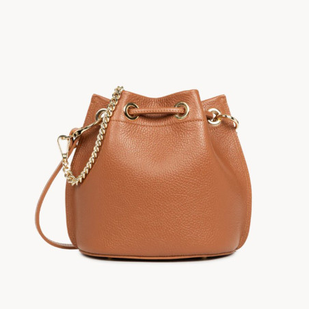 Lancaster Alba Double Bucket Bag 470-80 Camel - In - Orange